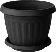 Kvetin�� kruhov� INFINITTY s miskou 18,5cm 2L siv�