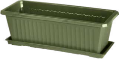 Kvetin�� obd�nikov� INFINITTY s miskou 60cm zelen�