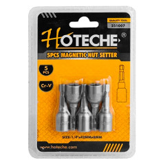 Sada magnetick�ch nadstavcov 1/4� 8x42 mm 5 ks Cr-V HOTECHE HT251007