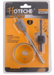 Sada vykru�ovacia do dreva 3-dielna HOTECHE HT601011
