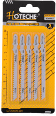 Pl�tky do priamo�iarej p�ly na kov 100 mm/8 TPI 5-dielna sada HOTECHE HT620103
