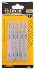 Pl�tky do priamo�iarej p�ly na kov 100 mm/8 TPI 5-dielna sada HOTECHE HT620104