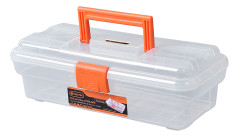 Kufr�k na n�radie plastov� 305x150x100 mm transparentn� TACTIX (320104)