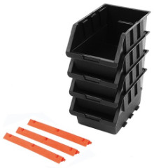 Z�sobn�k stohovate�n� 150x240x128 mm / 4 ks TACTIX (320606)