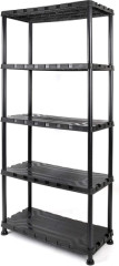 Reg�l 5-policov� plastov� 740x320x1710 mm / nosnos� 150 kg TACTIX (320402)