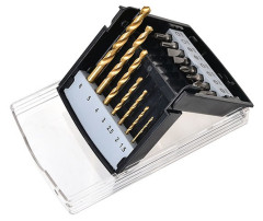 Sada vrt�kov do kovu HSS-TiN a bitov S2 16 ks TACTIX (418702)