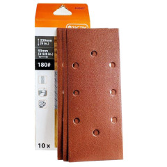 Papier br�sny pre vibra�n� br�sku s otvormi 230x93 mm / P50 10 ks TACTIX (446000)