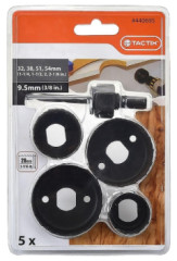 Sada vykru�ovac�ch p�l (32-54 mm) 5-dielna TACTIX (440695)