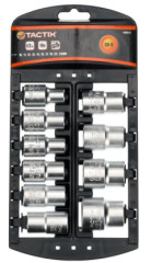Sada hlav�c n�str�n�ch 1/2� (10-24 mm) 10-dielna TACTIX (365111)