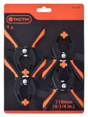 Svorka r�chloup�nacia klie��ov� 110 mm 4-dielna sada TACTIX (215704)