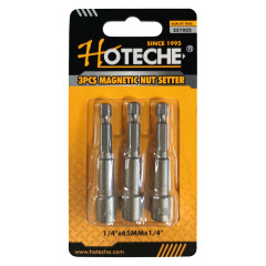 Sada magnetick�ch nadstavcov 3-dielna 1/4" HOTECHE HT251025