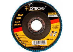 Kot�� br�sny lamelov� zirk�n modr� 115 mm P60 HOTECHE HT550407