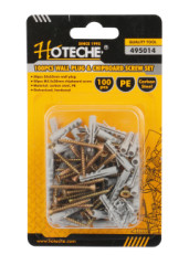 Sada skrutiek 3,5�30mm s hmo�dinkami 50+50 ks HOTECHE (495014)