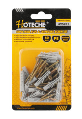 Sada skrutiek 4�40mm s hmo�dinkami 30+30 ks HOTECHE (495015)