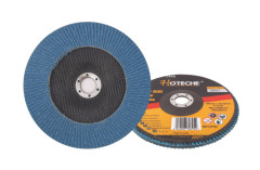 Kot�� br�sny lamelov� zirk�n modr� T29 125 mm P120 HOTECHE (550465)