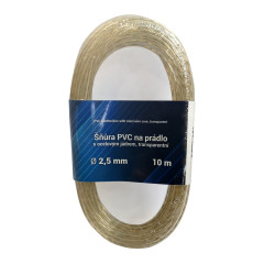 �n�ra PVC na bielize� s oce�ov�m jadrom, transparentn� 2,5mm/10m
