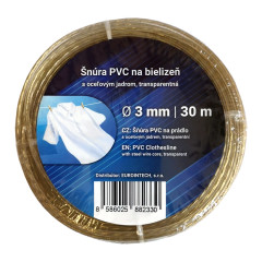 �n�ra PVC na bielize� s oce�ov�m jadrom, transparentn� 4mm/50m