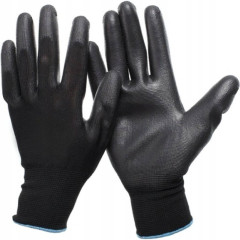 Rukavice pracovn� LaBear PU608B �ierne 8/M